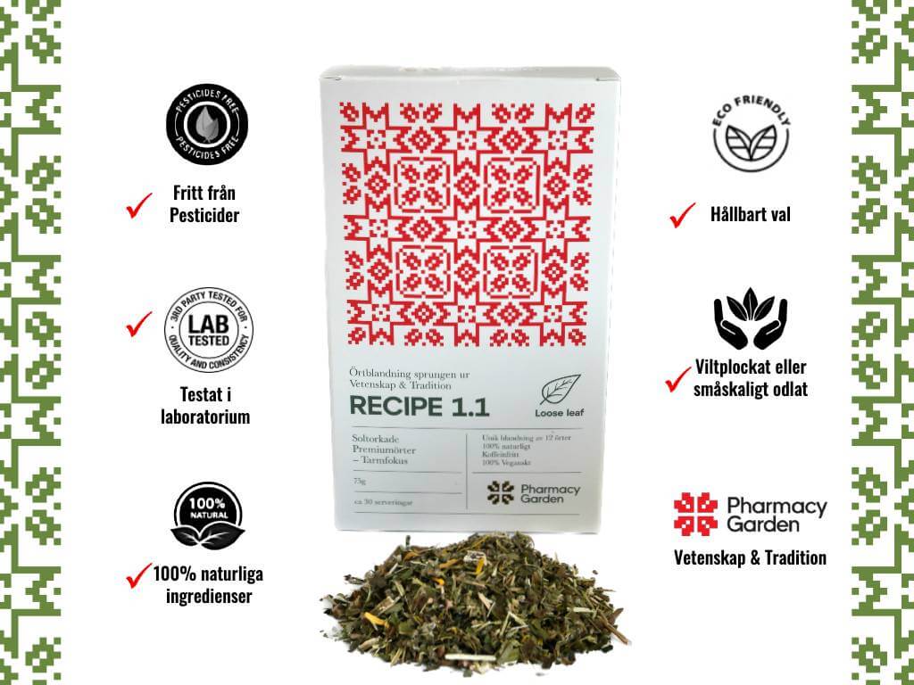 Recipe 1.1 - Herbal tea with intestinal focus