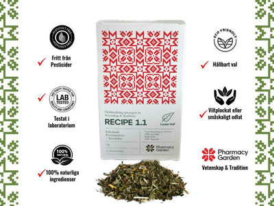 Recipe 1.1 - Herbal tea with intestinal focus