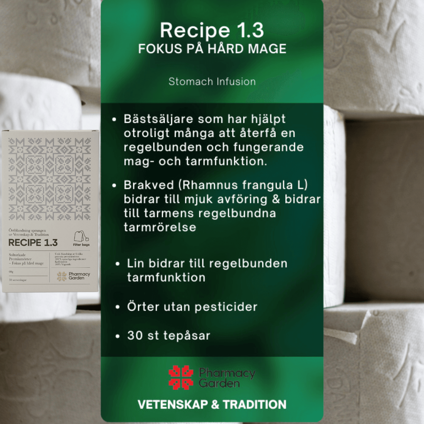 Recipe 1.3 - Focus on hard stomach (Herb infusion)