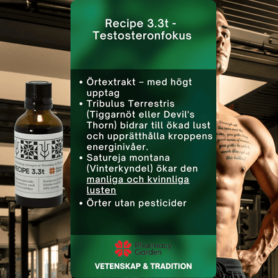 Startpaket Recipe 3.3t - Testosteronfokus