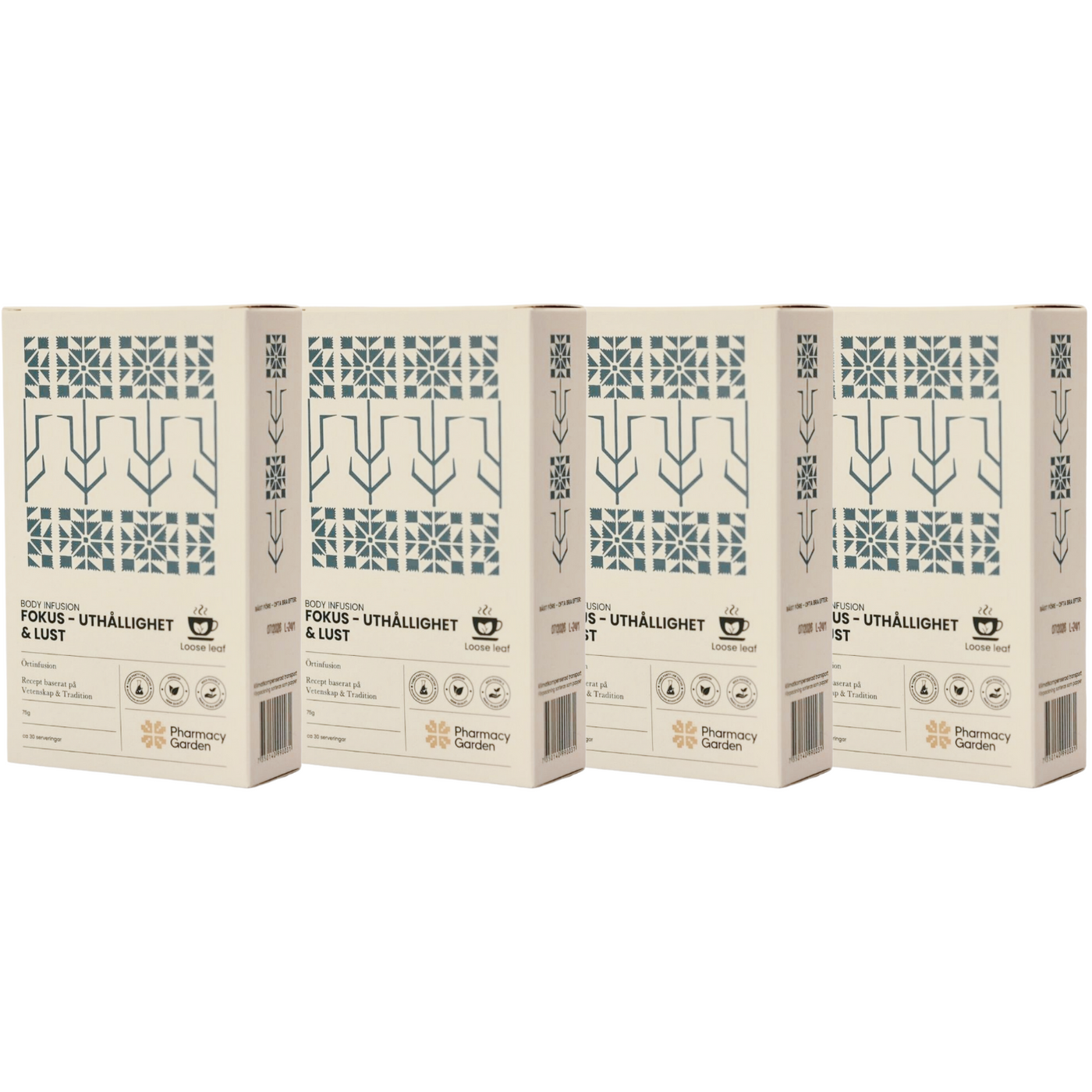 4-pack Body Infusion - Uthållighet & Lust