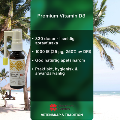 Premium Vitamin D3 - Spray - Utgångsdatum Nov-24